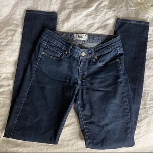 Paige Dark Denim Skyline Skinny Jeans